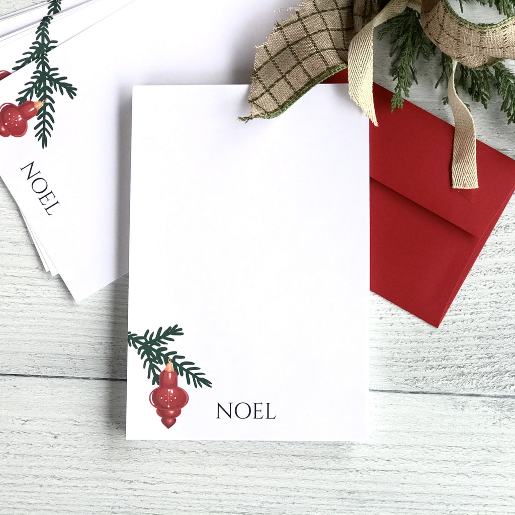 Christmas products stationary notecards ornaments