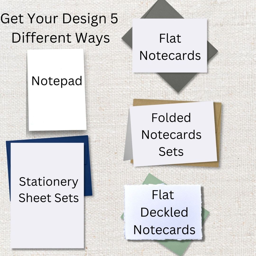 Note Card Designs Set Folded Notecard Set Design 31 – Leather and Earth Co