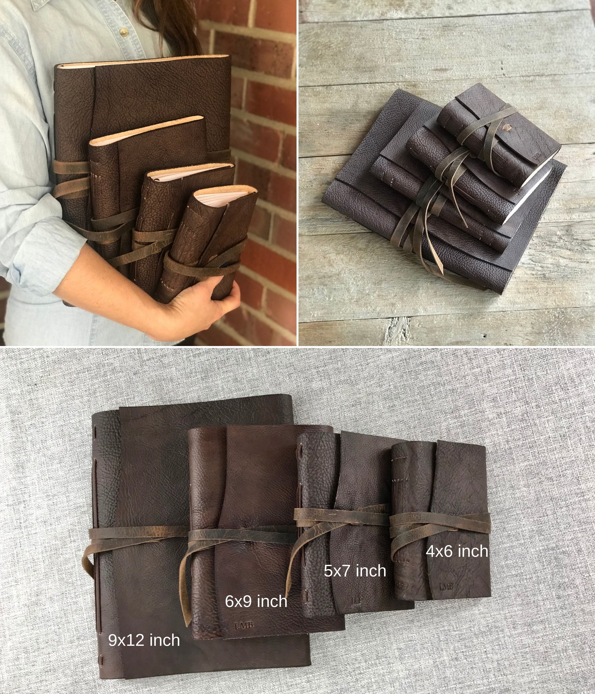 Leather Recipe Book Personalized with Spoon in Dark Brown – Leather and  Earth Co
