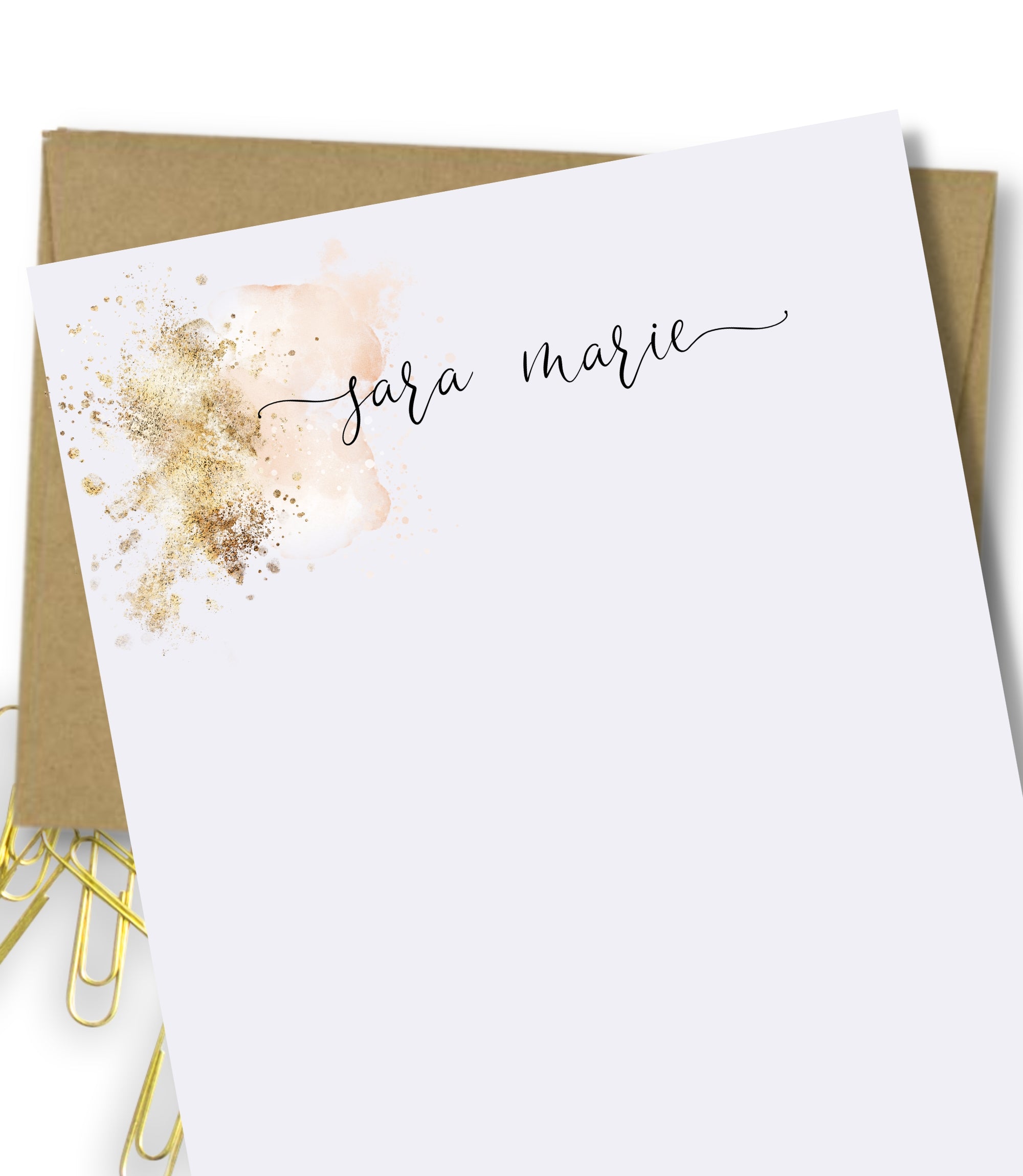 Write Co Lettering Set Personalized Stationery Set Letter Writing Set Design 5 – Leather and ...