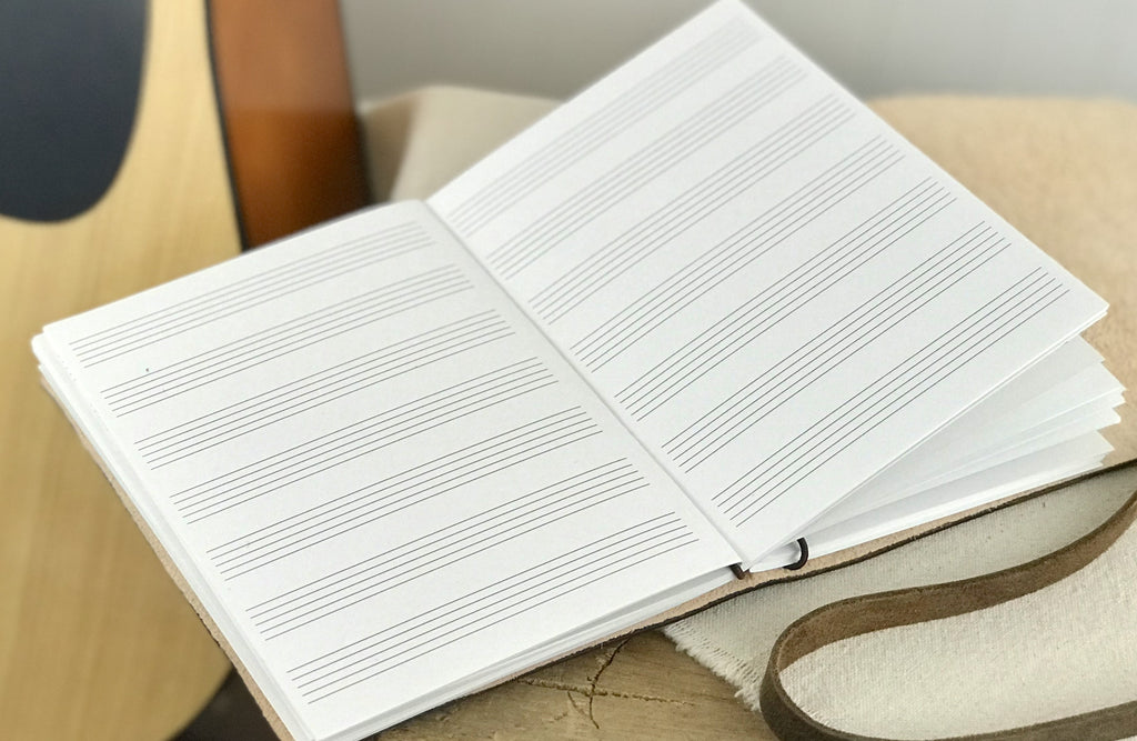 Music Composition Paper for Leather Journal